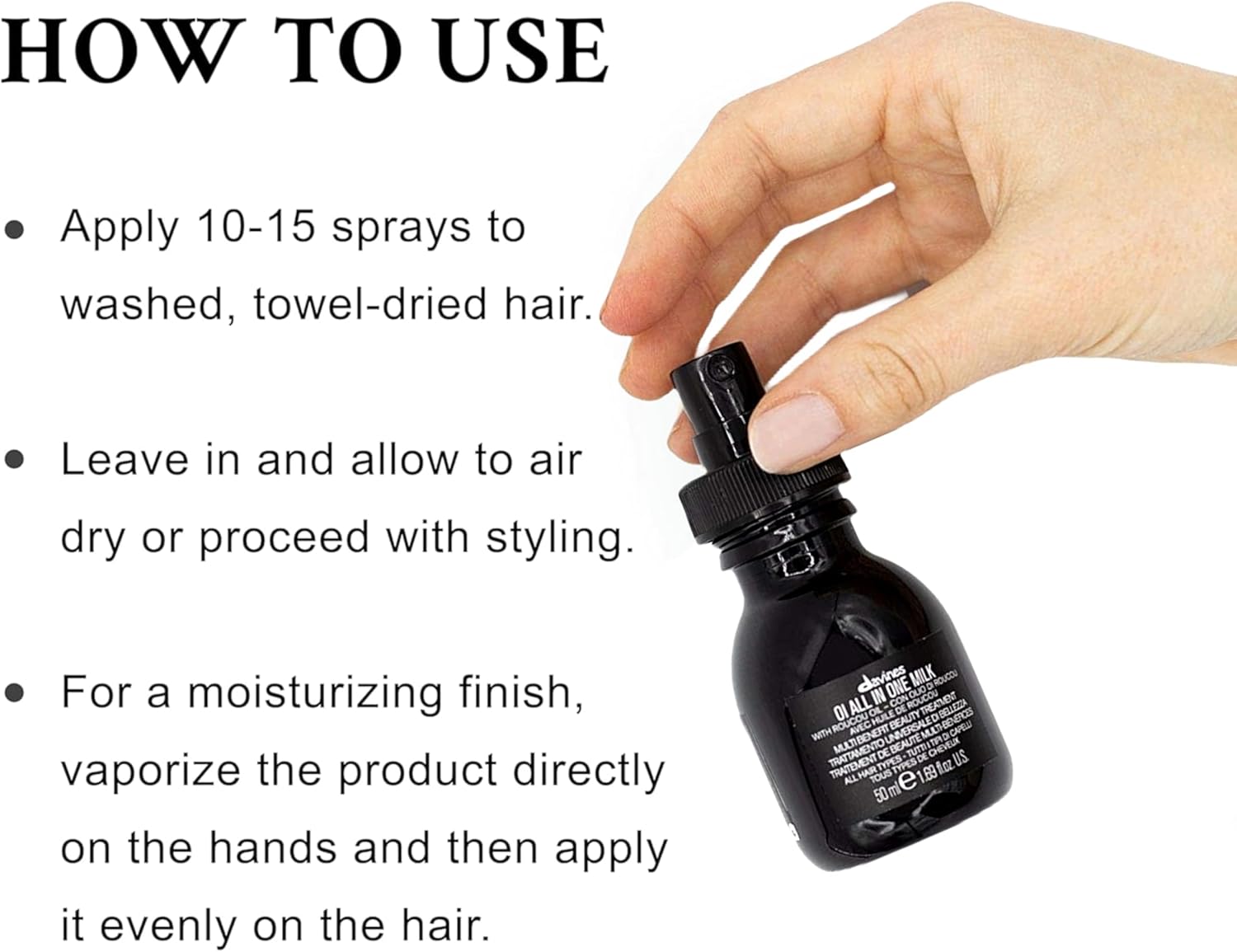 Davines OI All in One Milk 50 ml (Pack of 1) - Image 5